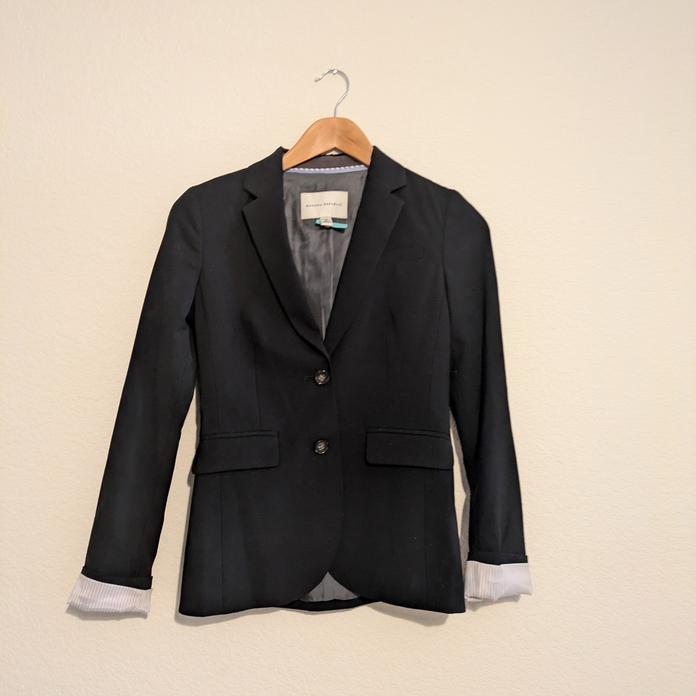 Banana Republic Classic Black Blazer